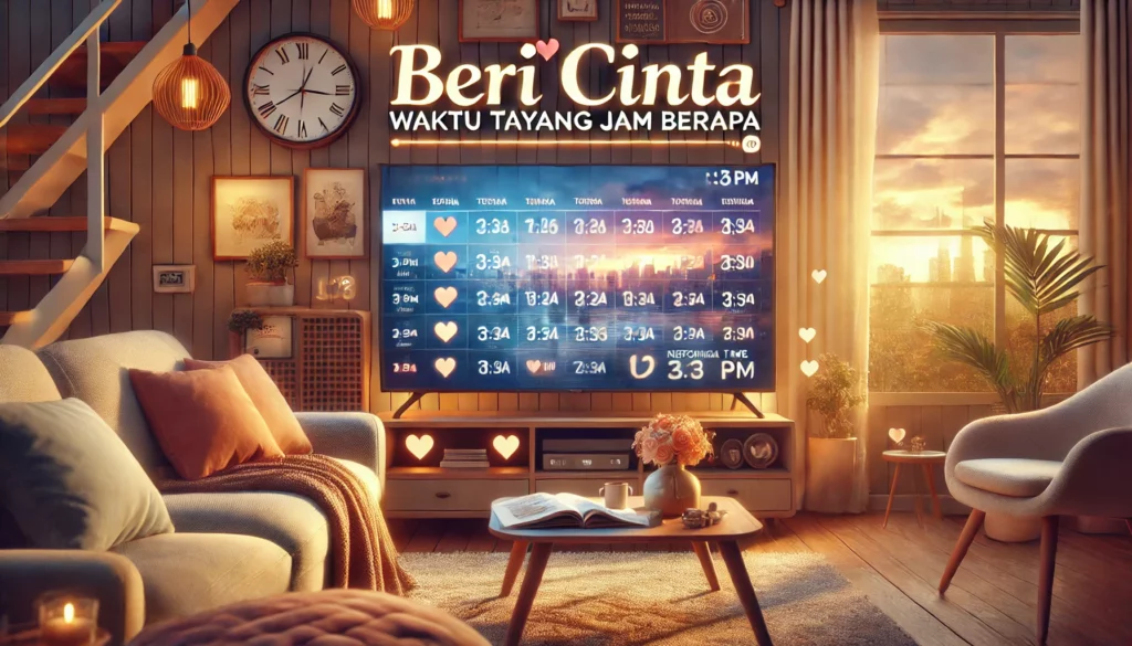 Beri Cinta Waktu Tayang Jam Berapa Ini Jadwal Lengkap Terbarunya