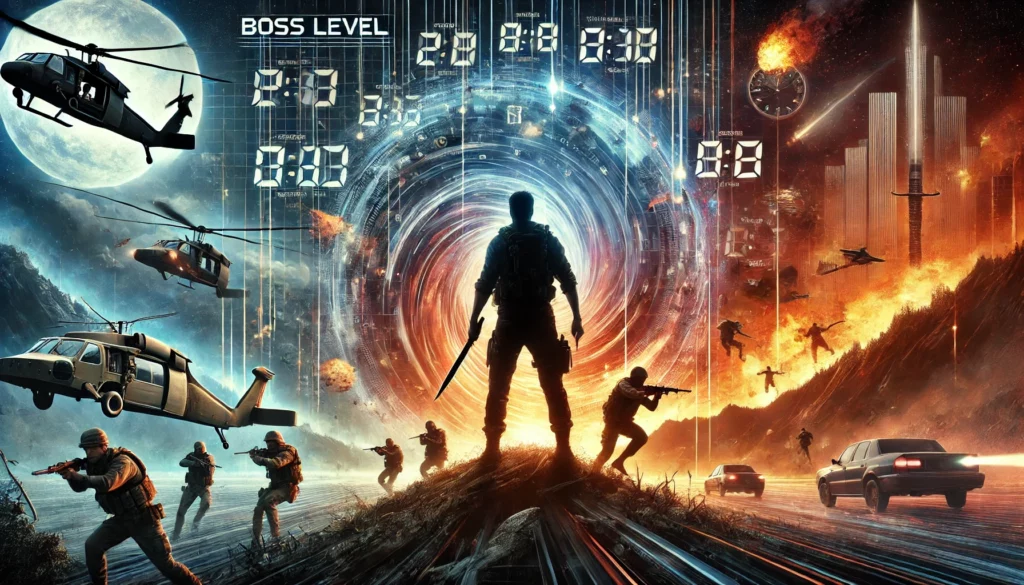 Sinopsis Film Boss Level Aksi Time Loop Penuh Ketegangan