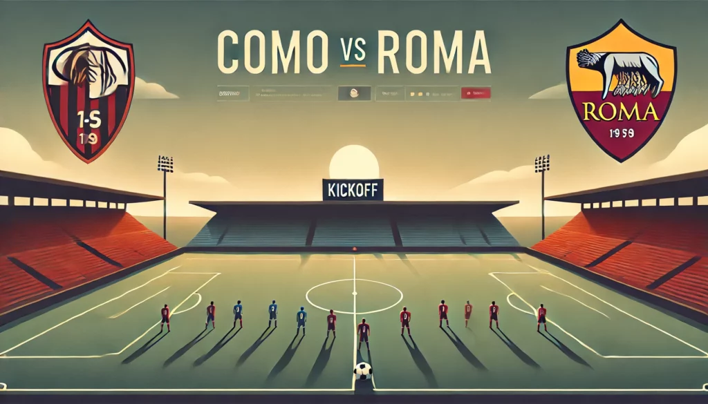 Jadwal como vs roma Duel Panas di Serie A
