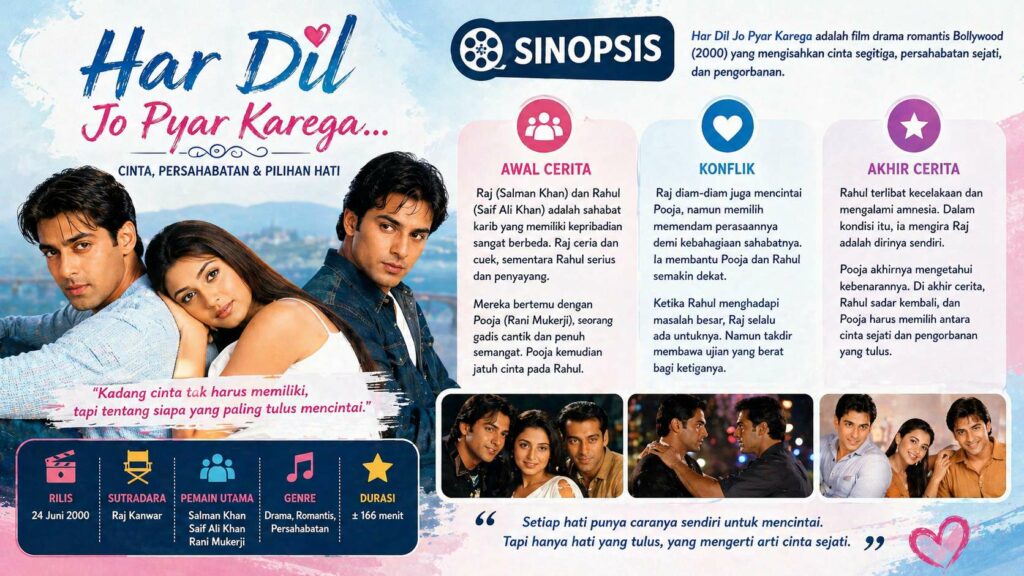 Sinopsis Har Dil Jo Pyar Karega Kisah Cinta Unik