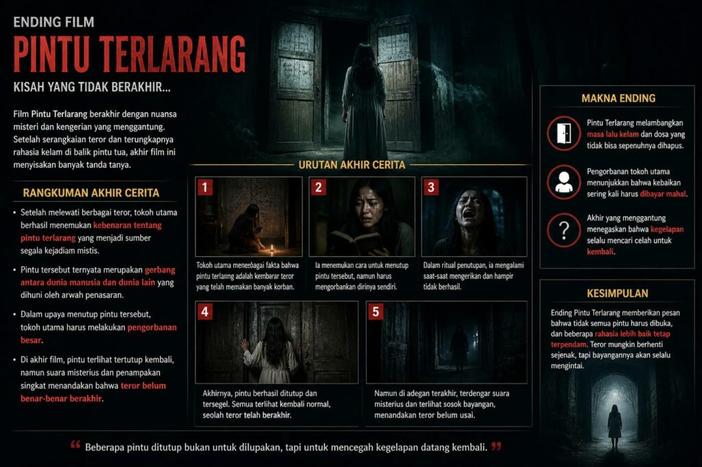 Ending Film Pintu Terlarang Penuh Makna Misterius