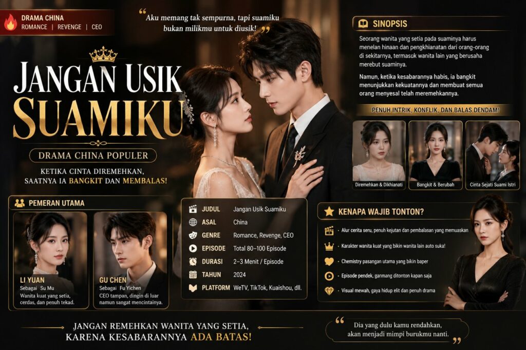 Jangan Usik Suamiku Drama China Bikin Penonton Baper