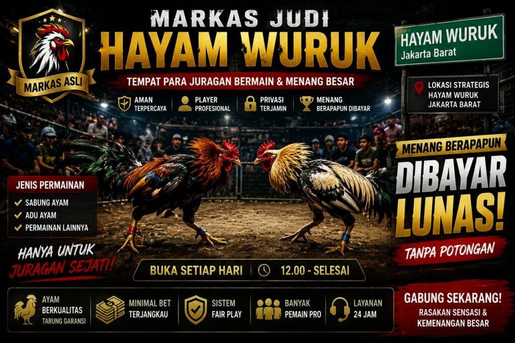 Markas Judi Hayam Wuruk Terungkap Dalam Penggerebekan Besar