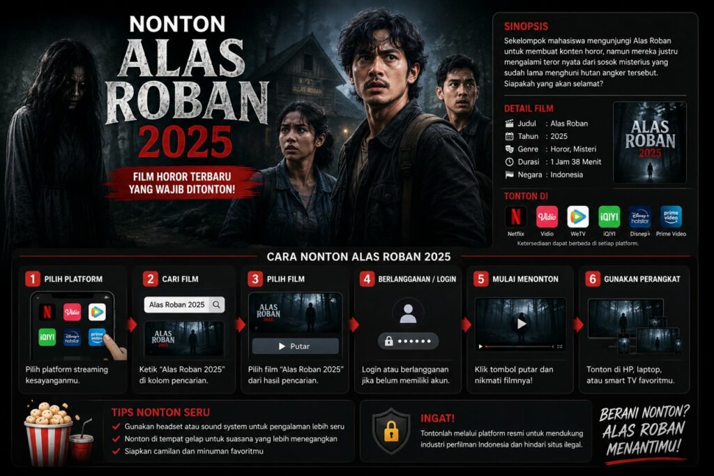 Nonton Alas Roban 2025 Kisah Horor Hutan Angker