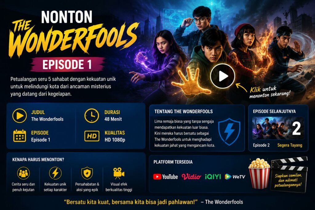 Nonton The Wonderfools Episode 1 Penuh Misteri Menarik