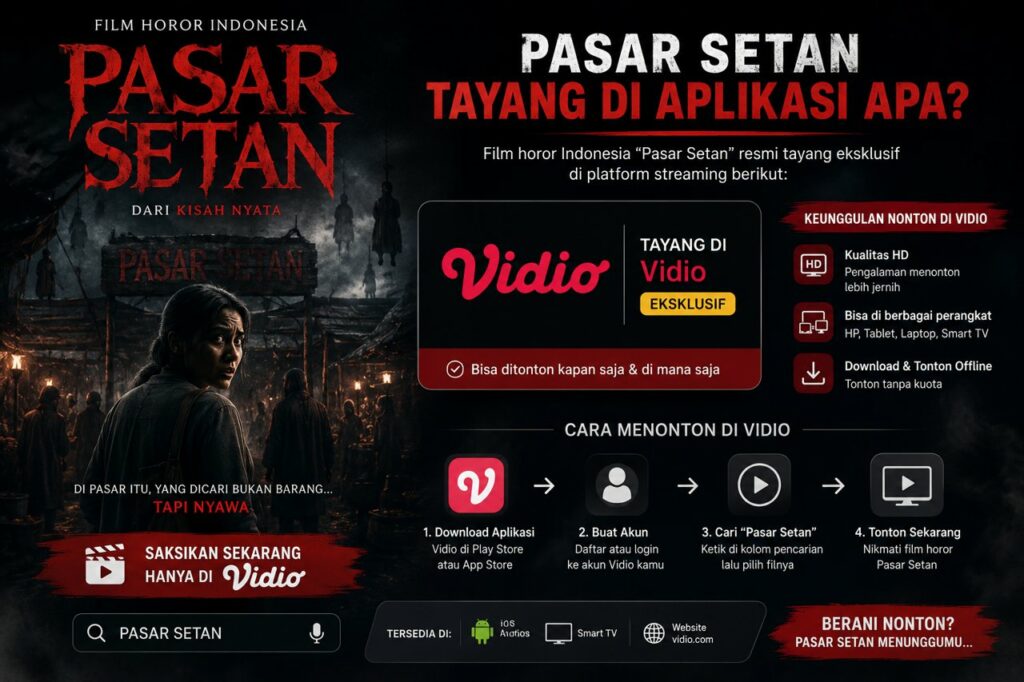 Pasar Setan Tayang Aplikasi Streaming Mana Paling Dicari
