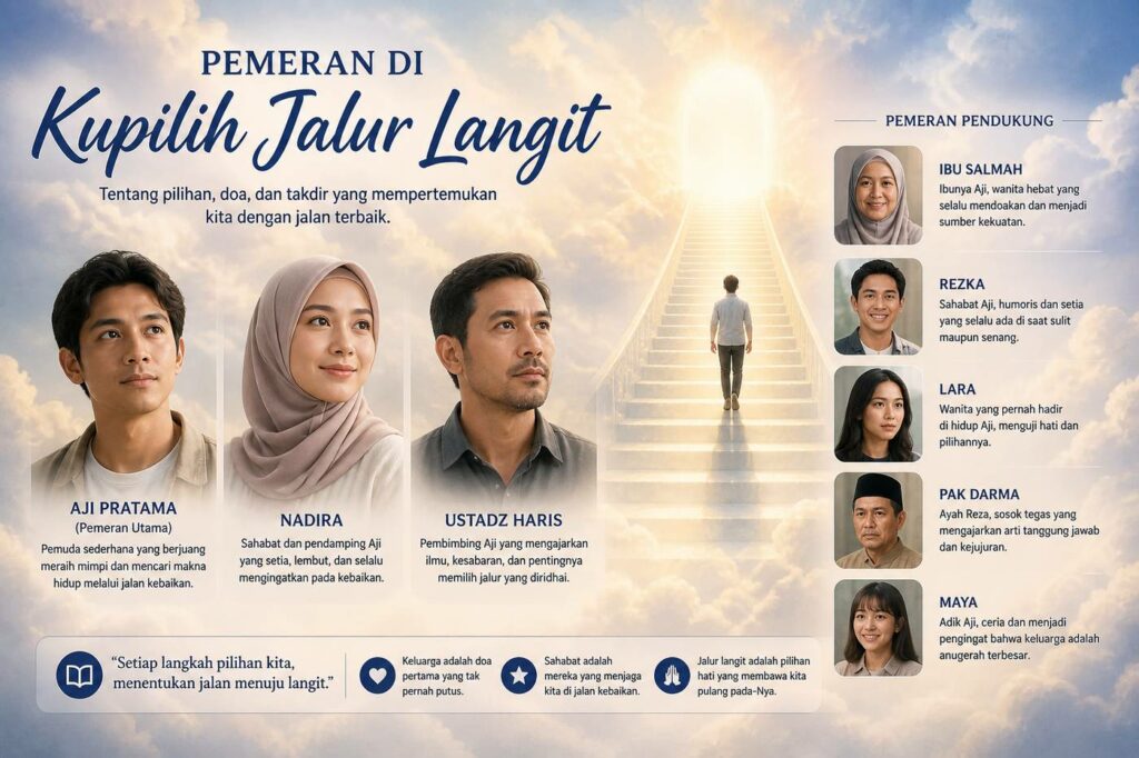 Pemeran Di Kupilih Jalur Langit Film Religi Menyentuh