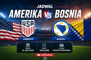 Jadwal Amerika vs Bosnia