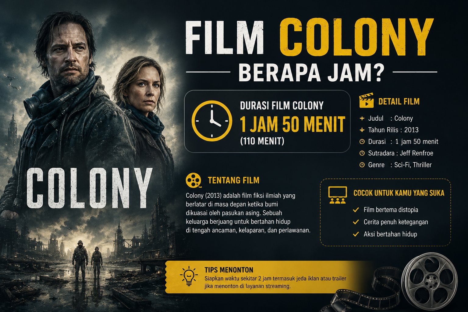 Film Colony Berapa Jam