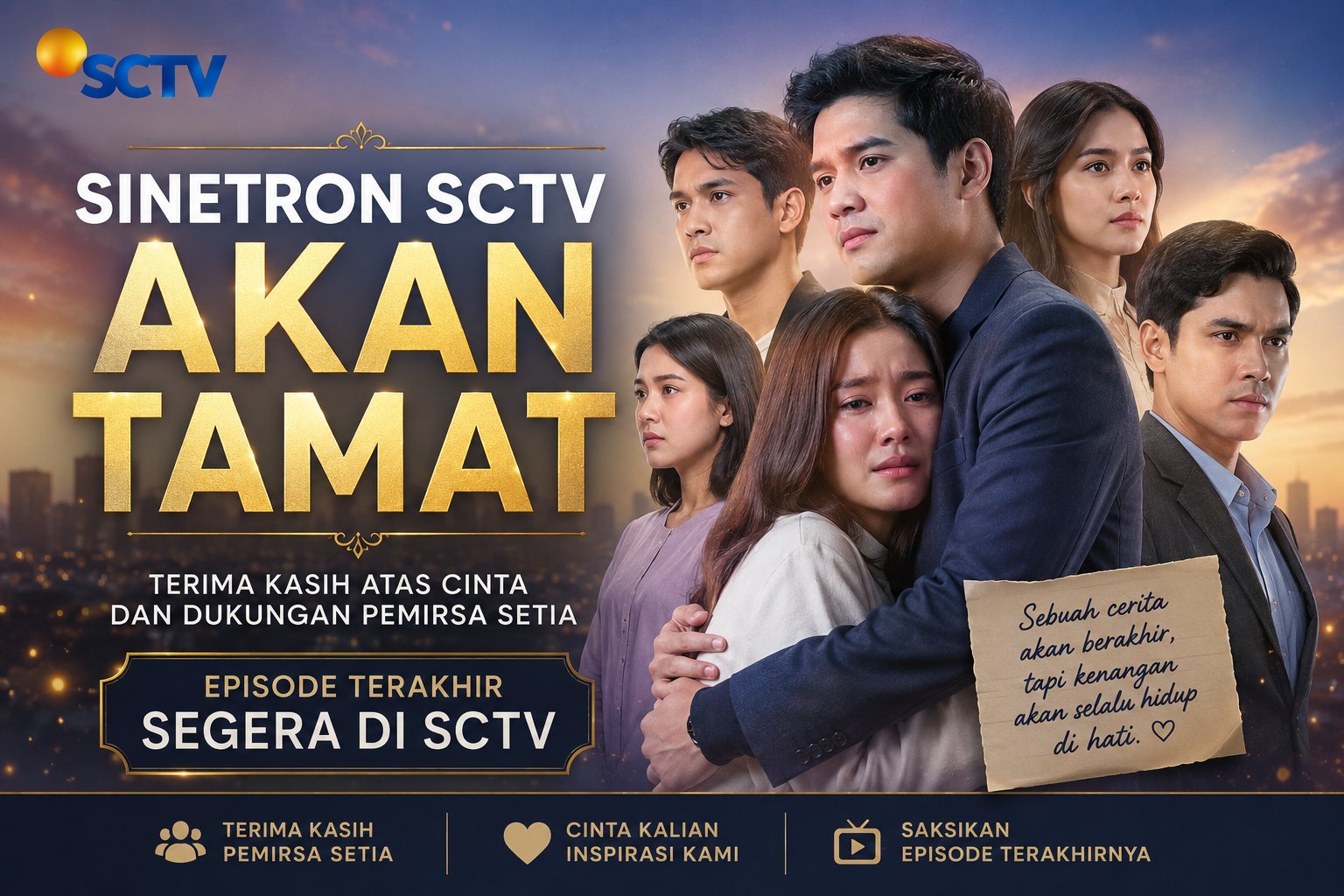 Sinetron SCTV Yang Akan Tamat
