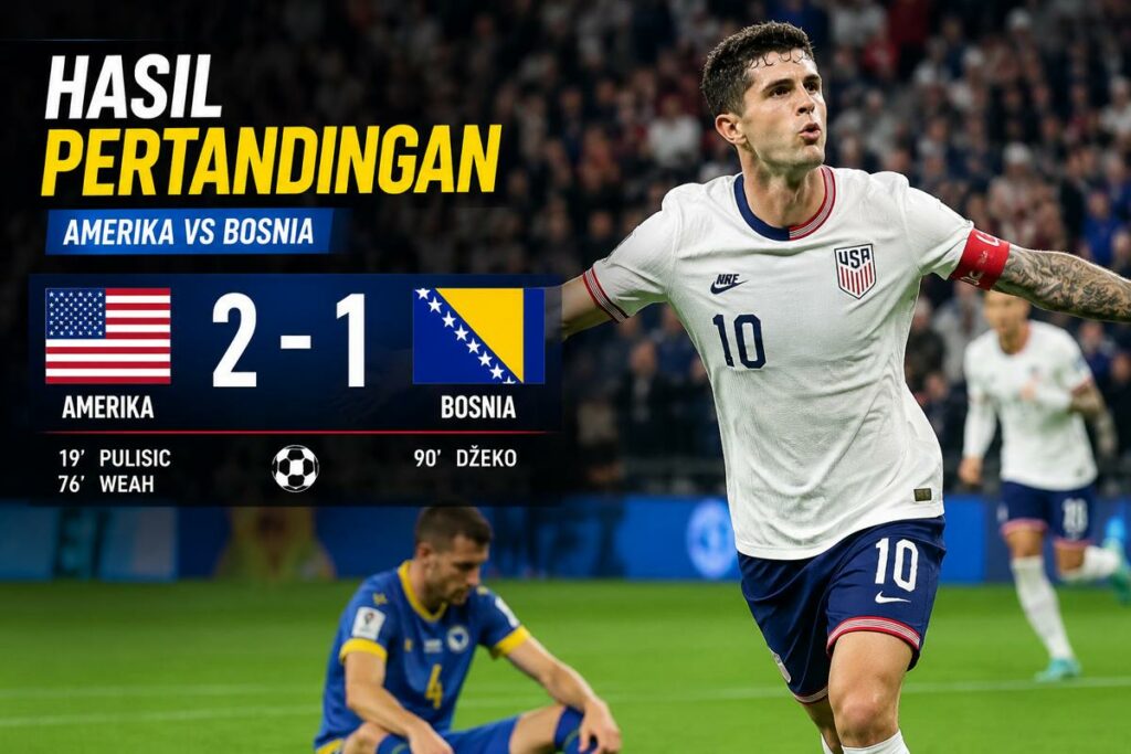 Hasil Amerika vs Bosnia