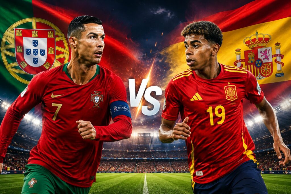 Hasil Portugal vs Spanyol Jadi Laga Eropa Paling Dinanti
