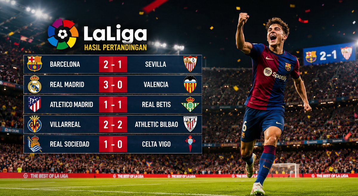 Hasil Liga Spanyol Jadi Sorotan Pecinta Sepak Bola Dunia