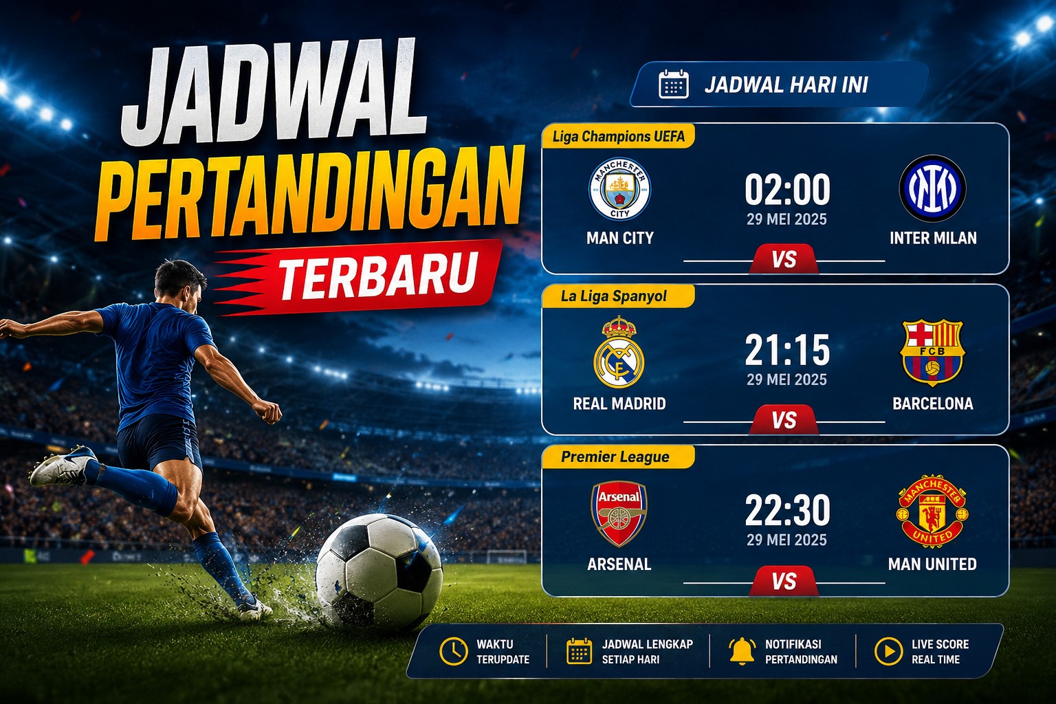 Jadwal Pertandingan Terbaru Jadi Sorotan Penggemar