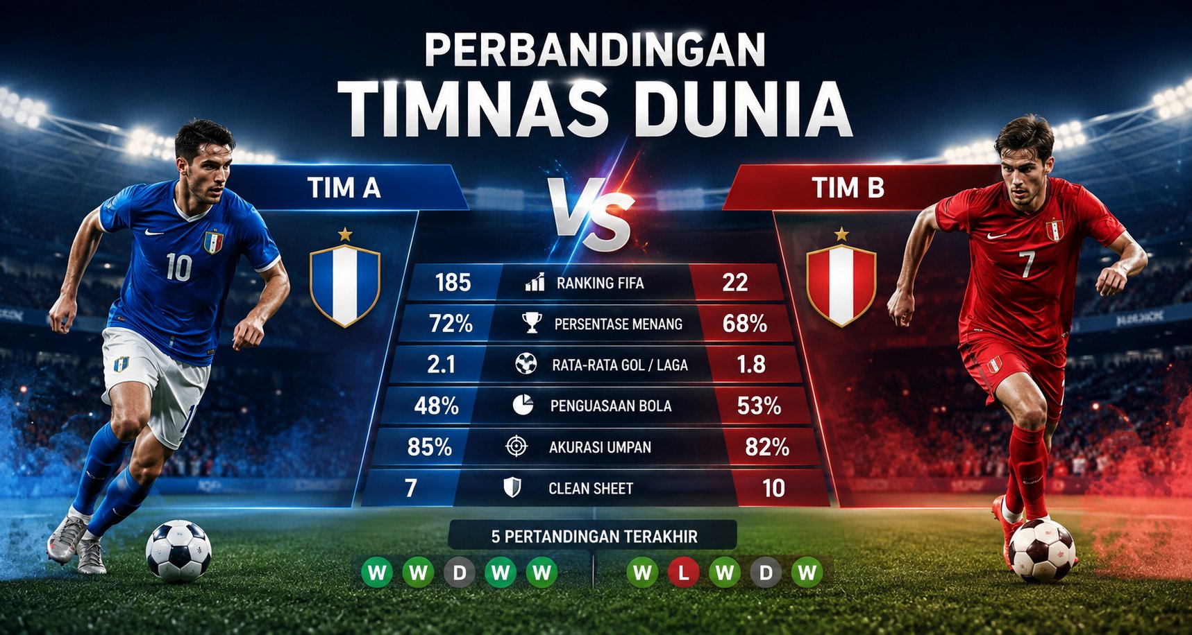 Perbandingan Timnas Dunia Terbaru dalam Sepak Bola Modern