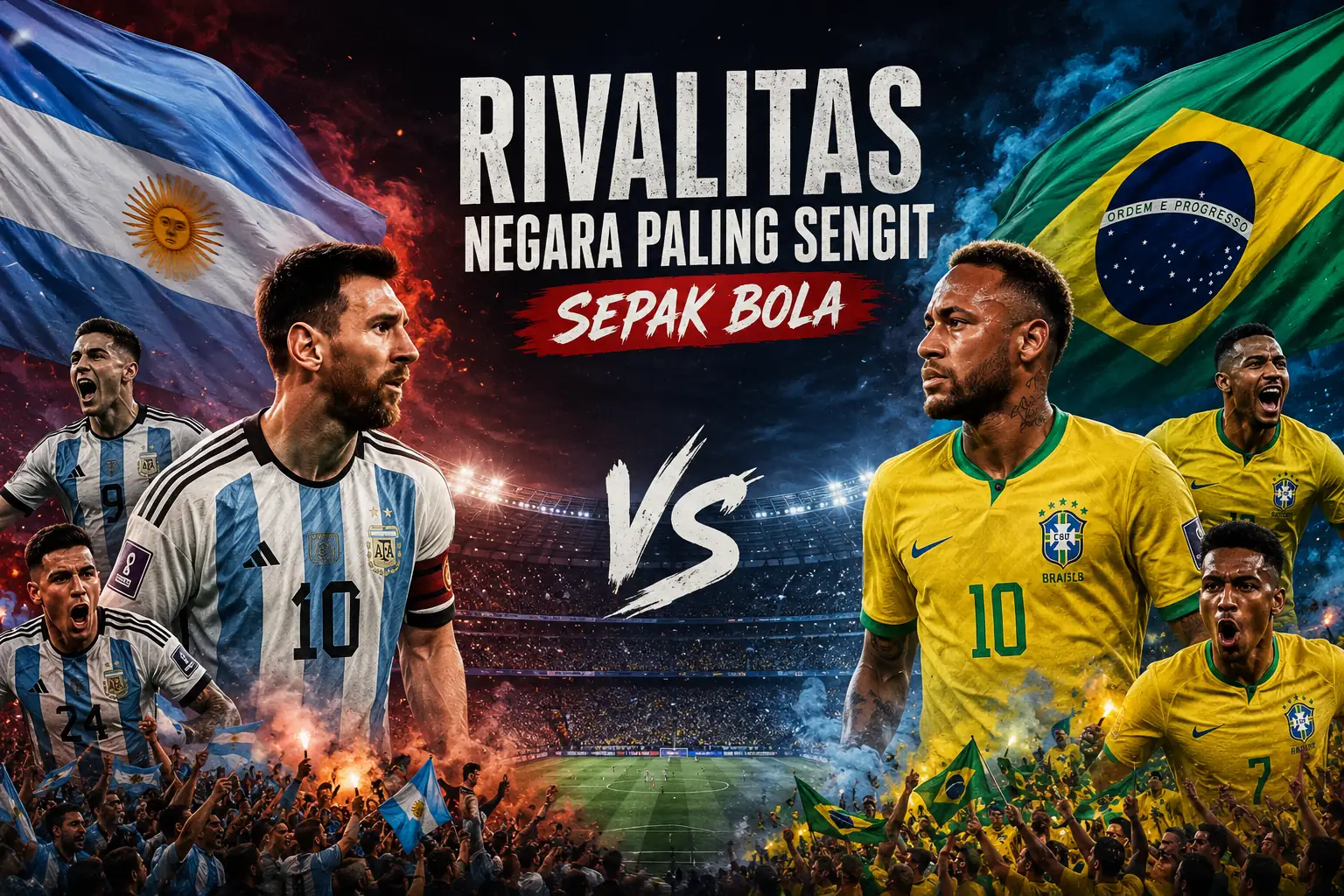 Rivalitas Negara Paling Sengit di Dunia Sepak Bola Modern