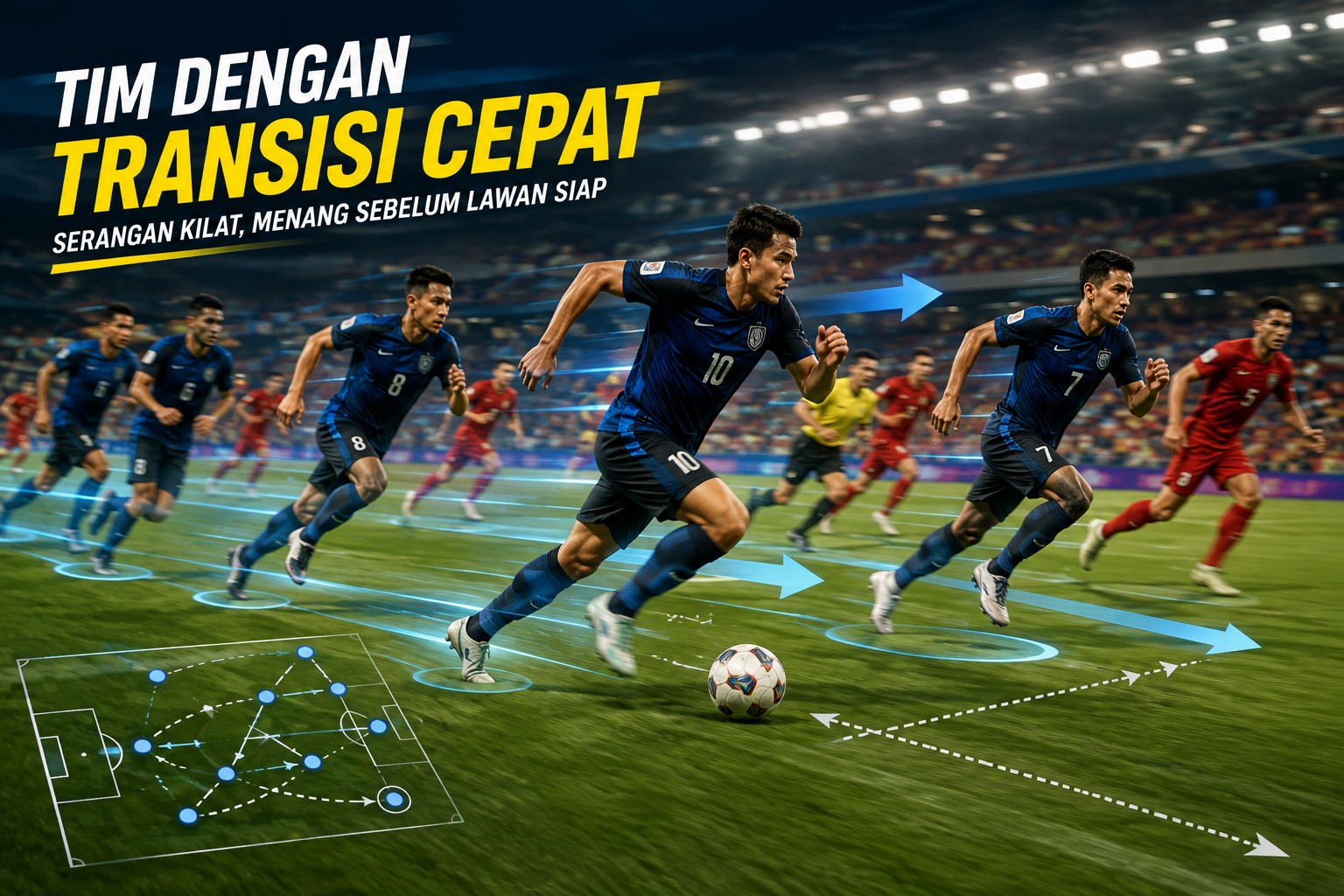 Tim Dengan Transisi Cepat Sebagai Kekuatan Sepak Bola