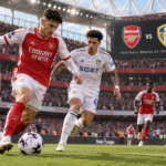 Pertandingan Arsenal vs Leeds