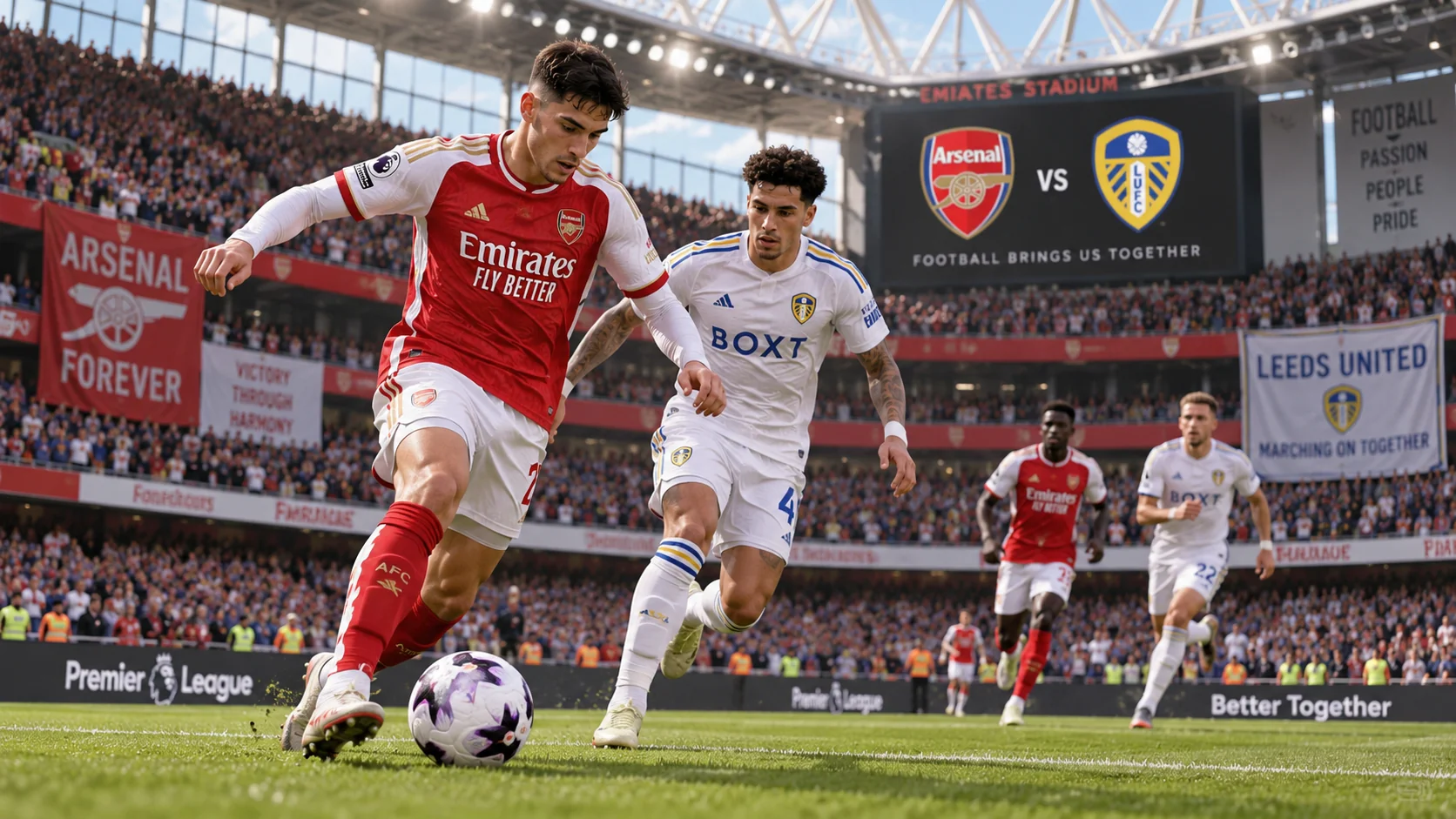 Pertandingan Arsenal vs Leeds Jadi Sorotan Liga Inggris