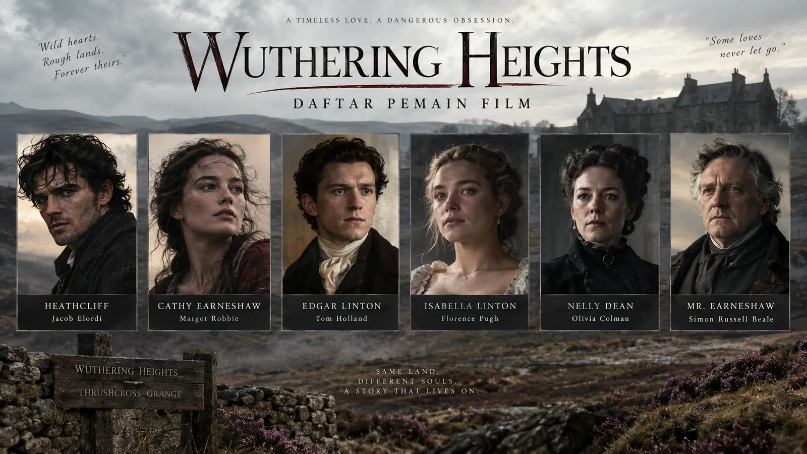 Daftar Pemain Film Wuthering Heights 2026 Lengkap