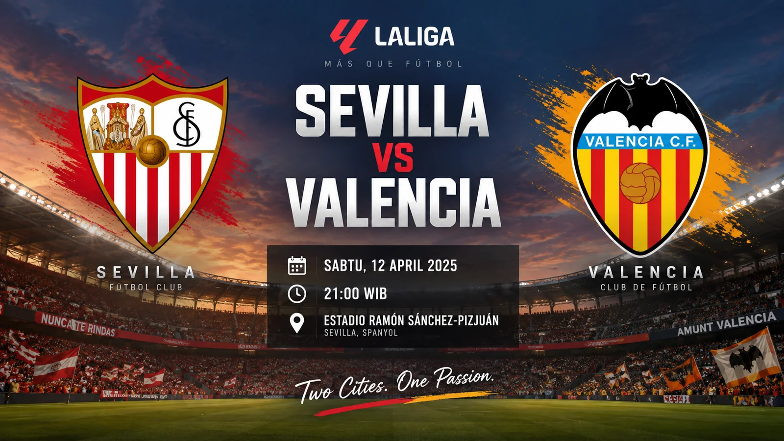 Jadwal Sevilla vs Valencia Jadi Laga Panas La Liga