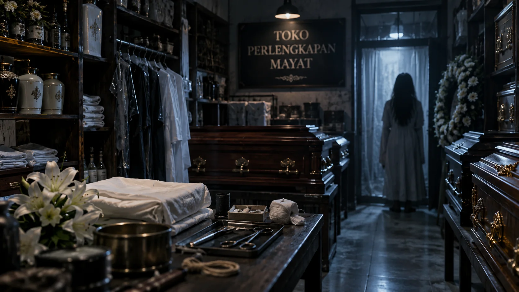 Sinopsis Film Toko Perlengkapan Mayat Cerita Horor Penuh Teror
