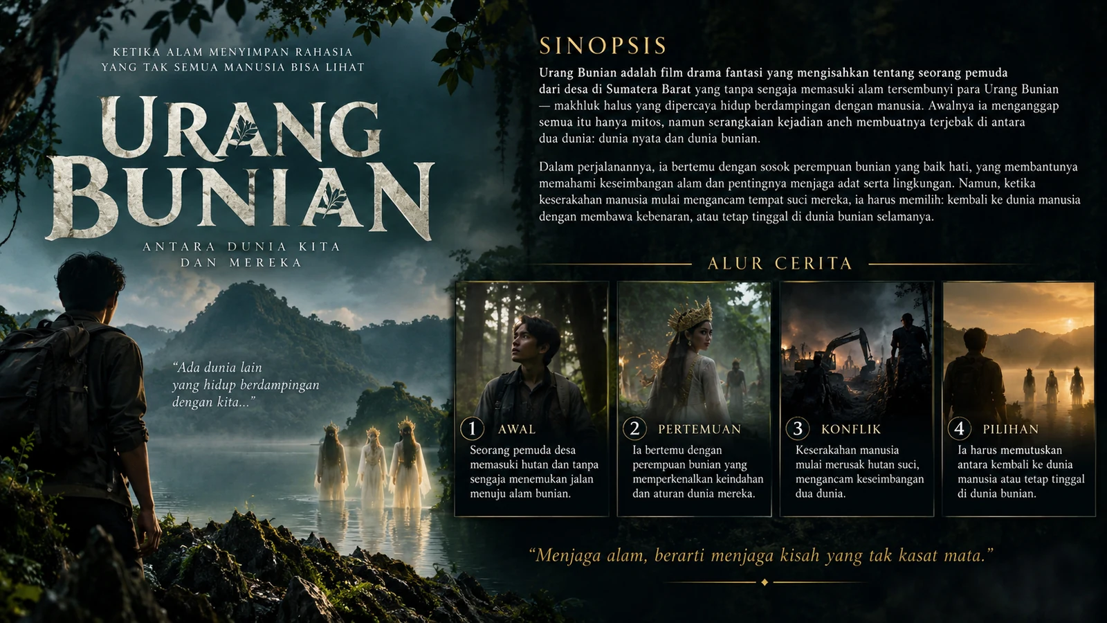 Sinopsis Film Urang Bunian Misteri Hutan Sumatera