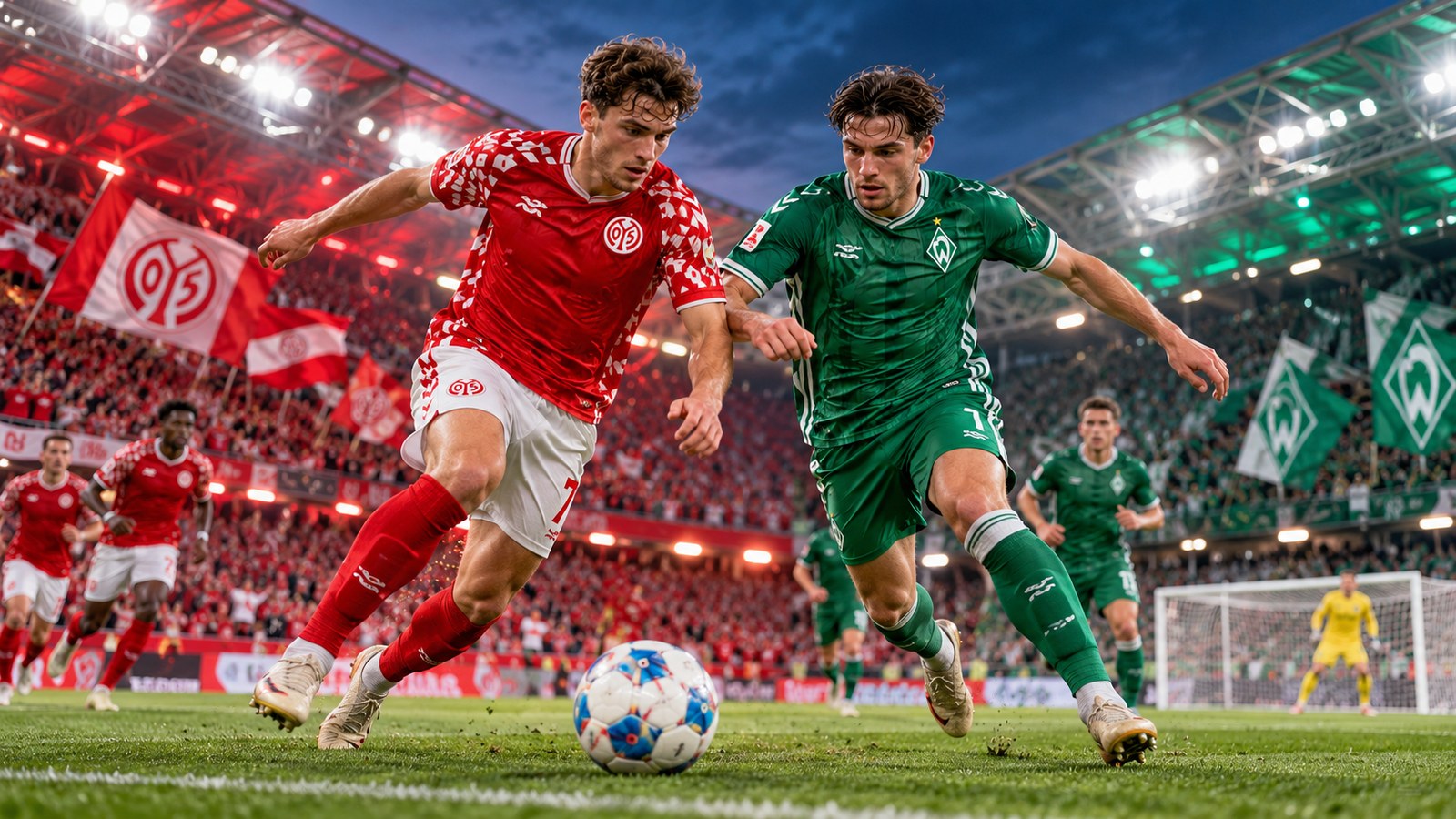 Pertandingan Mainz vs Bremen Duel Sengit Bundesliga