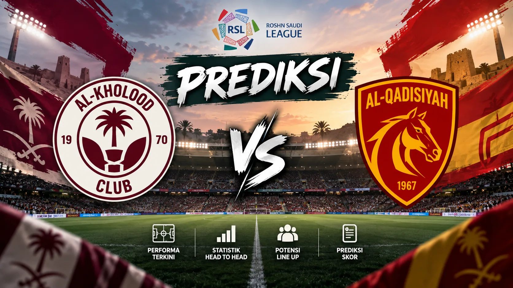 Prediksi Al-Kholood vs Al-Qadisiyah Duel Sengit